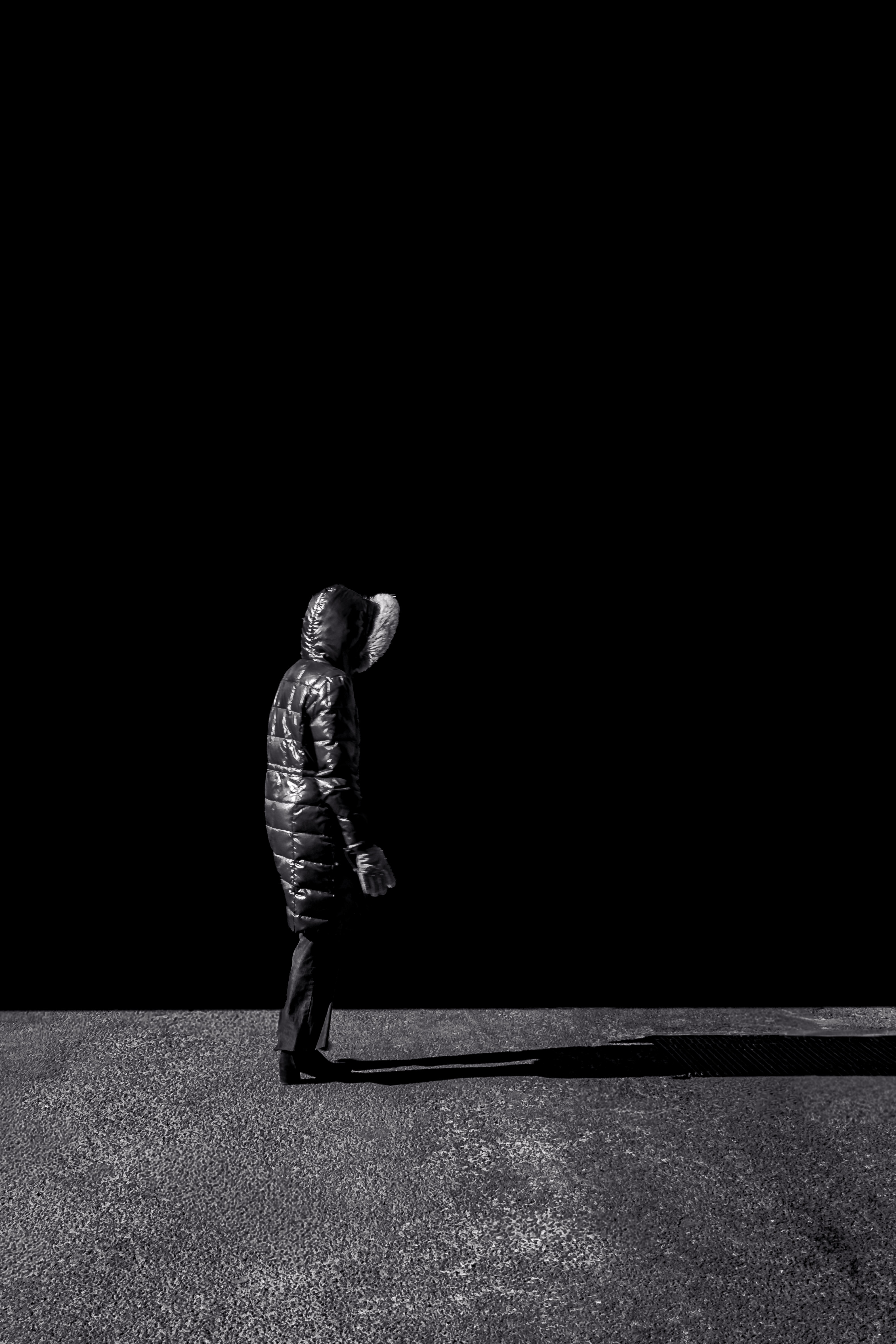 Alone at the Moon's Edge